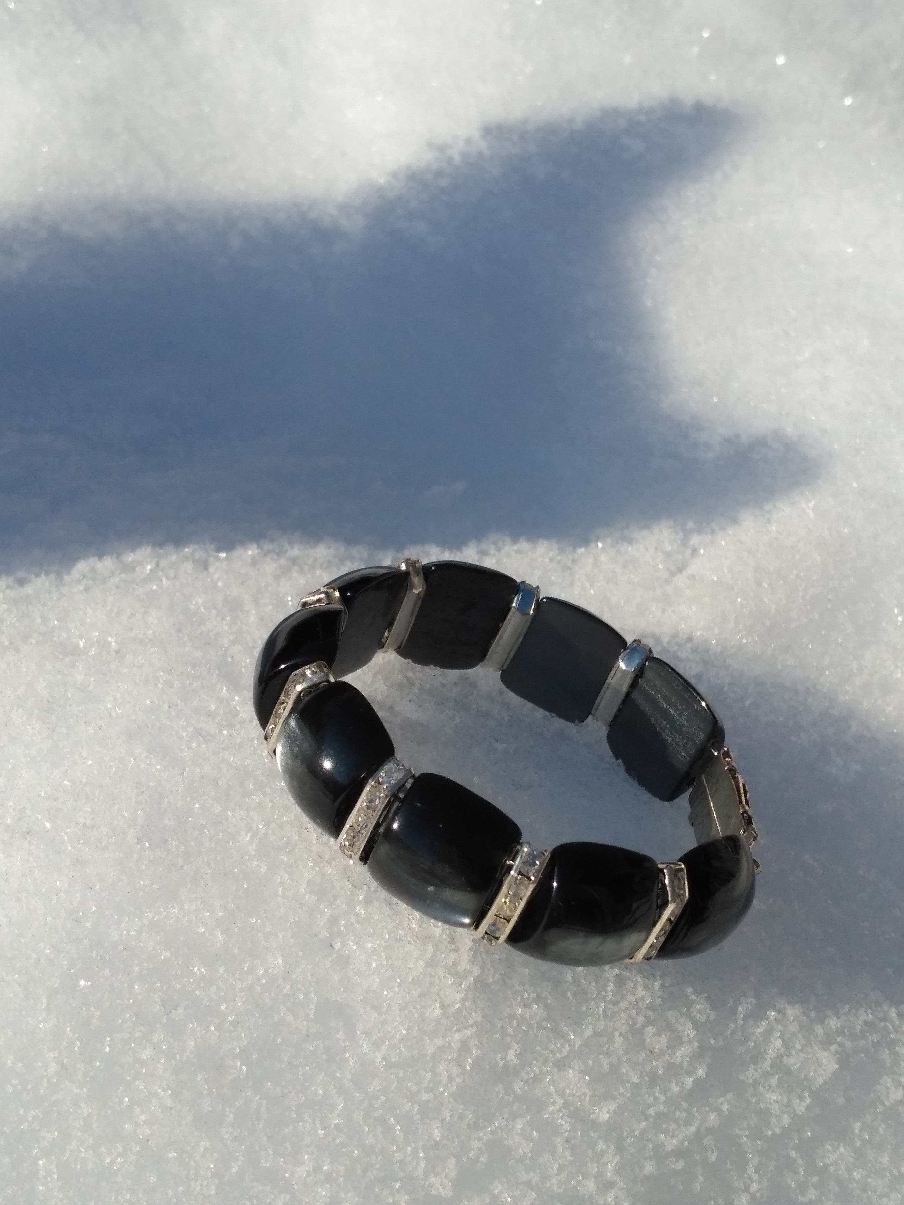 Náramek - kočičí oči