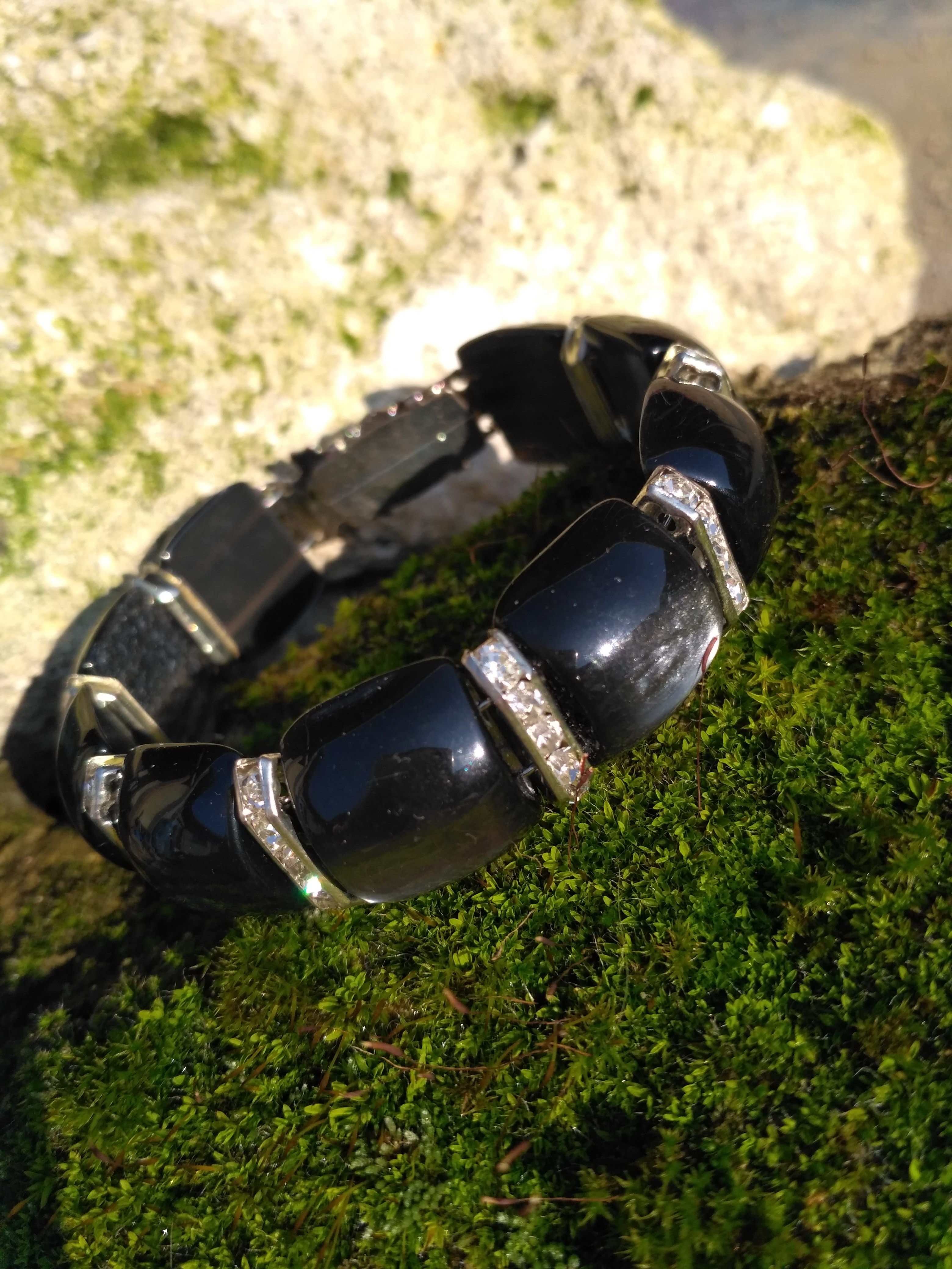 Náramek - kočičí oči